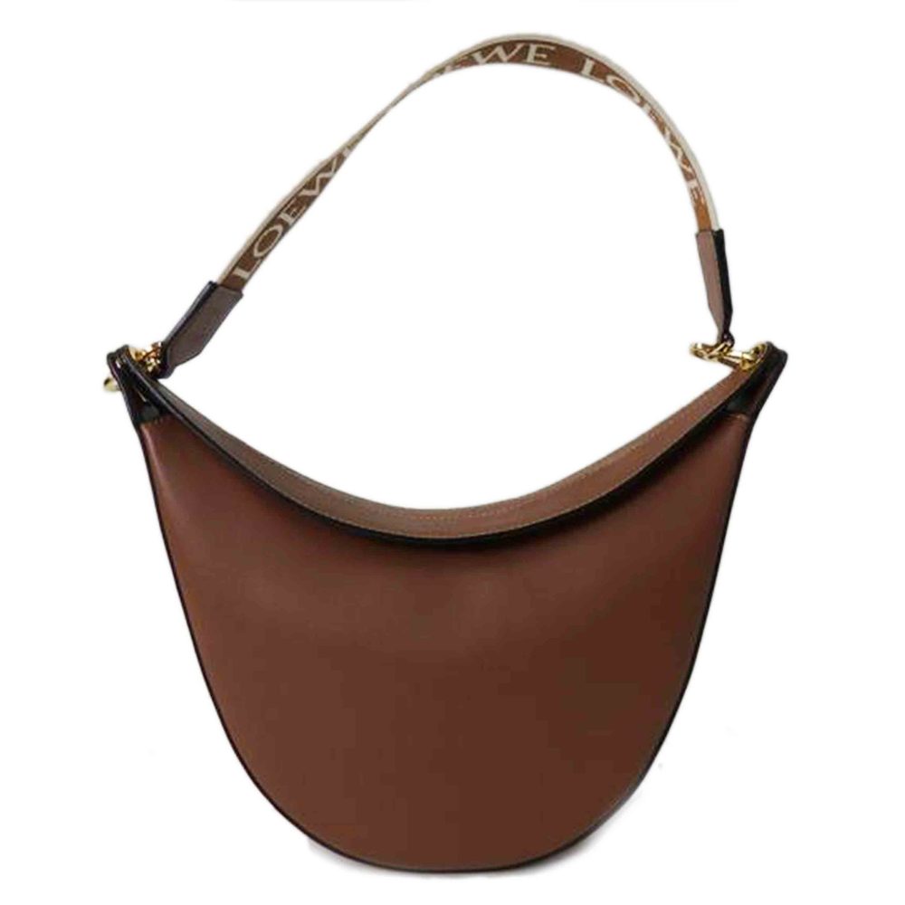 Loewe Luna Leather Handbag Brown